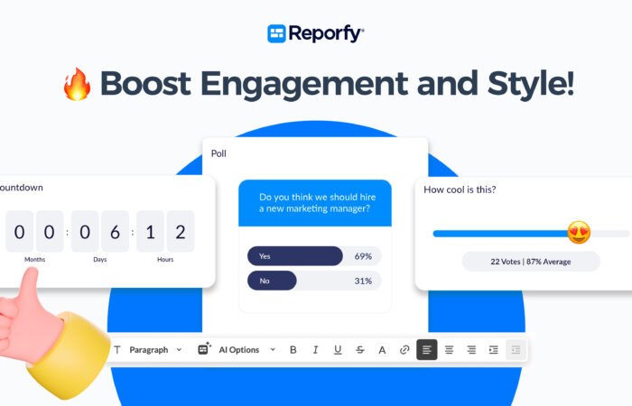 Reporfy_Newsletter_Boost Engagement & Style!