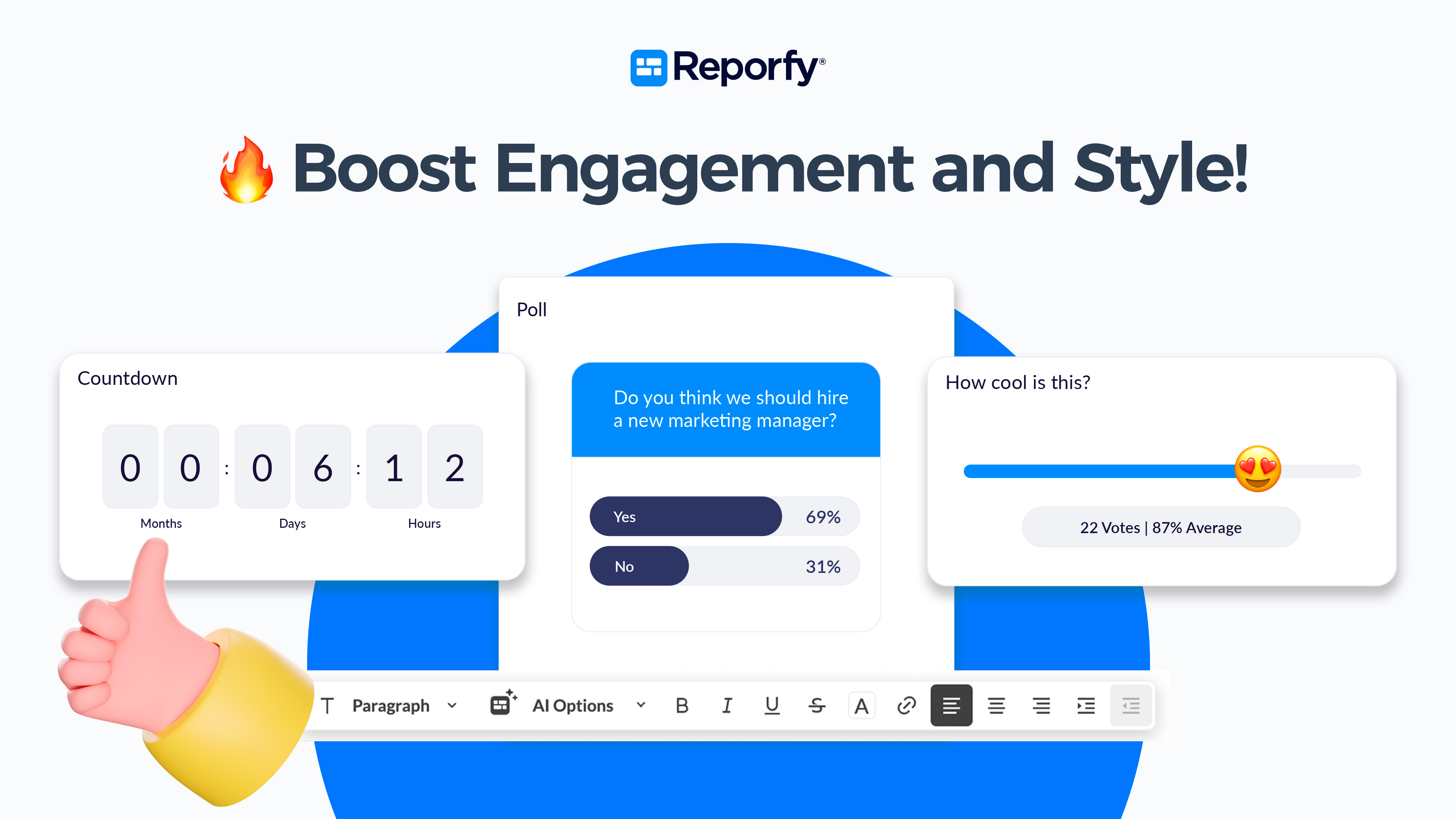 Reporfy_Newsletter_Boost Engagement & Style!