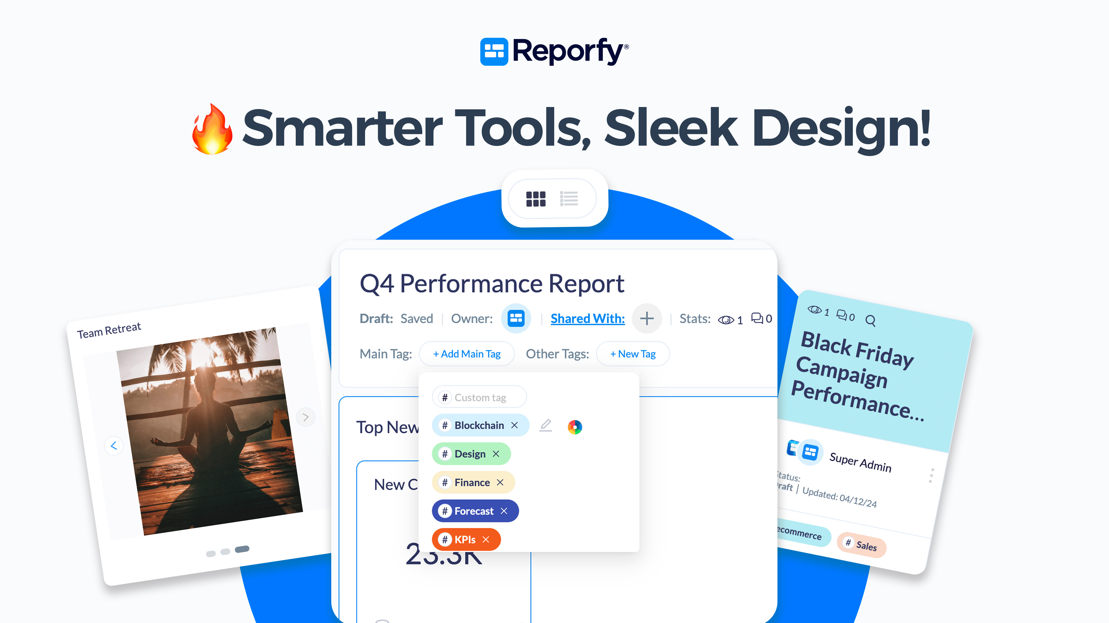 Reporfy_Newsletter_Smarter tools, sleek design