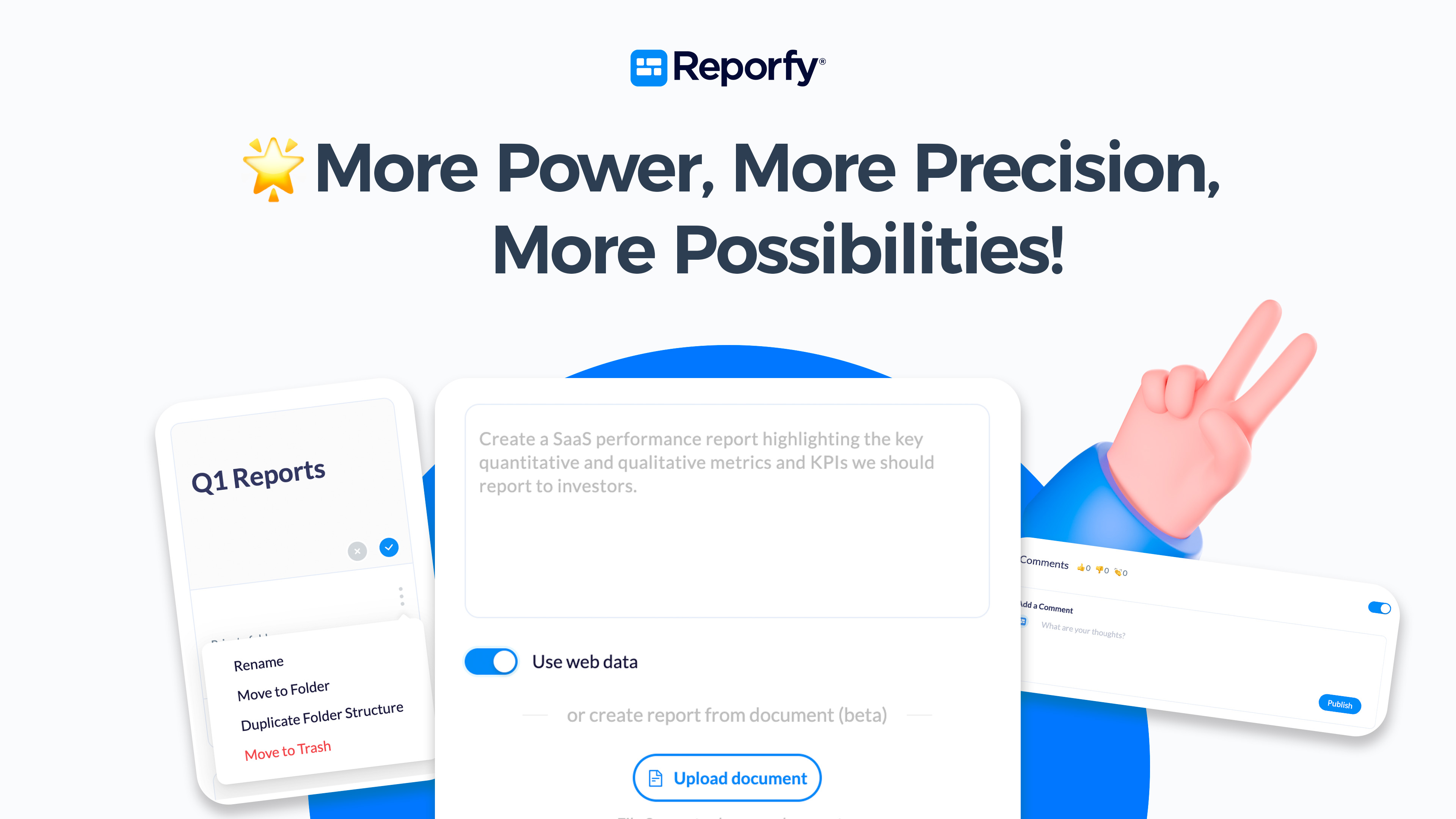 Reporfy_Newsletter_More Power, More Precision, More Possibilities!